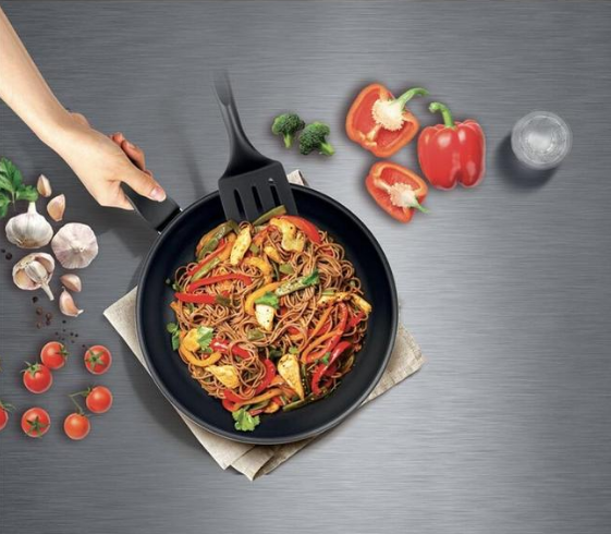 Titanyum 2X XL Force Wok Difüzyon Tabanlı Tava - 28 cm